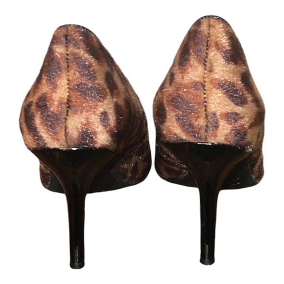 The Limited Women's Heels Size 9.5 Brown Leopard - Picture 6 of 7
